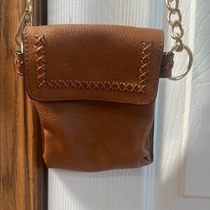 Brown Leather Crossbody Bag
